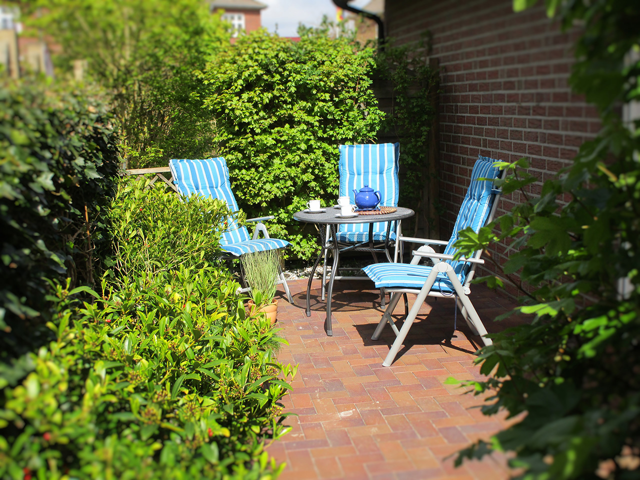Terrasse am Haus